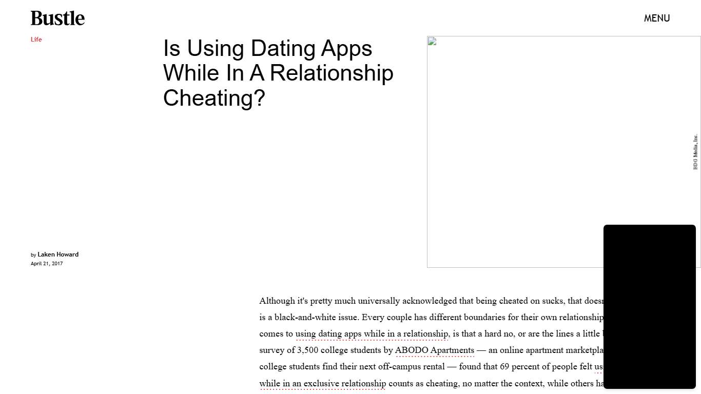 Is Using Dating Apps While In A Relationship Cheating?