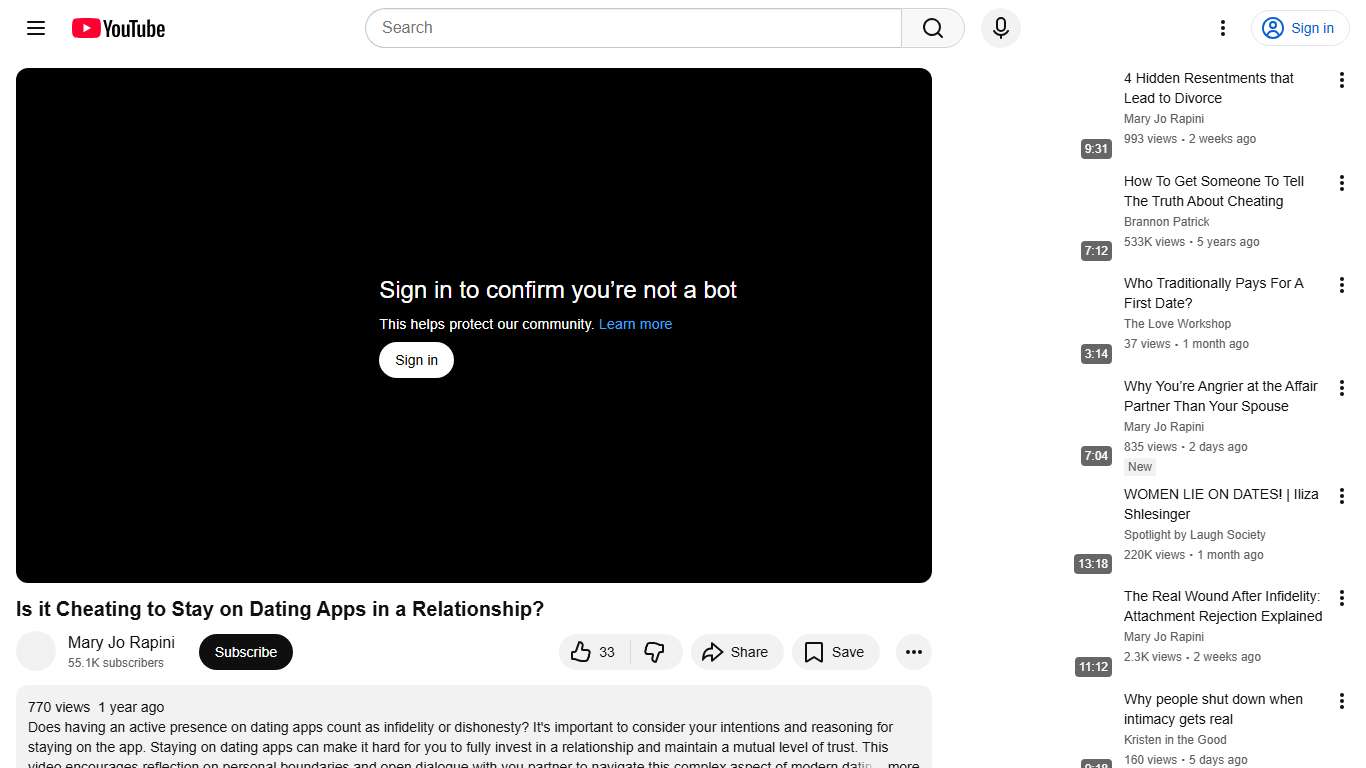 Is it Cheating to Stay on Dating Apps in a Relationship? - YouTube